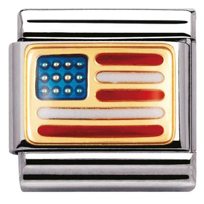 030235/04 Classic S/steel,enamel,18k gold,USA  (America)