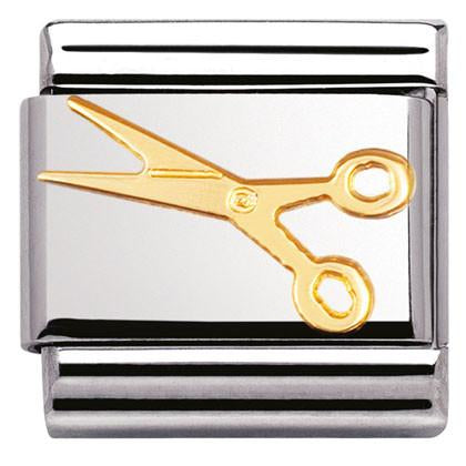 030109/03 Classic,S/Steel,18k gold Little scissors