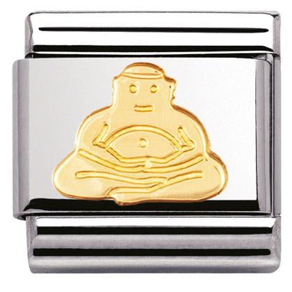 030105/06 Classic,S/steel,18k gold Buddha