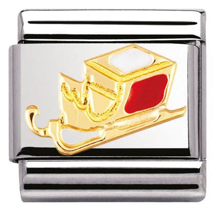 030225/07 Classic, S/Steel,enamel,18k gold Sledge