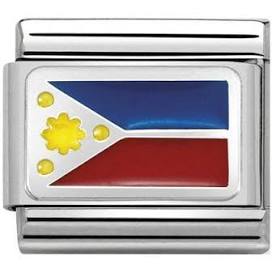 330207/32 Classic Silvershine Flag Philippines