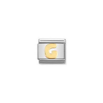 030101 Classic Yellow Gold Letter Link
