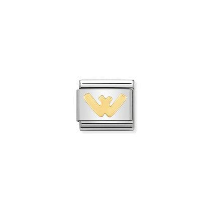 030101 Classic Yellow Gold Letter Link