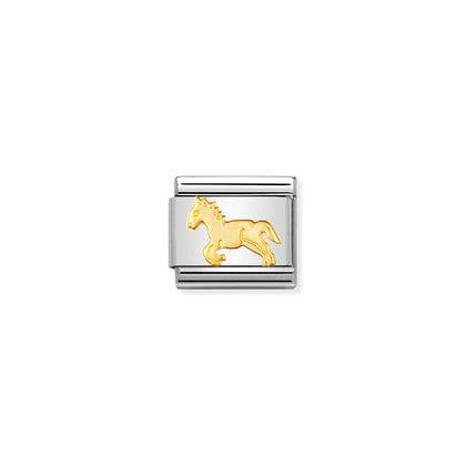 030112/09 Classic Gold Running Horse Link
