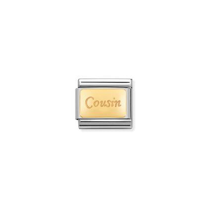 030121/36 Classic Yellow Gold Plate Cousin Link