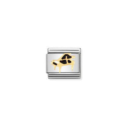 030221/08 Classic Yellow Gold and Enamel Piano Link