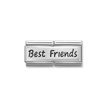 330710/03 Classic Silver Best Friends Double link